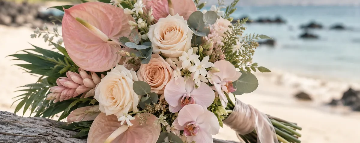 Le bouquet de la mariée à La Réunion : mon guide pour un choix qui vous ressemble